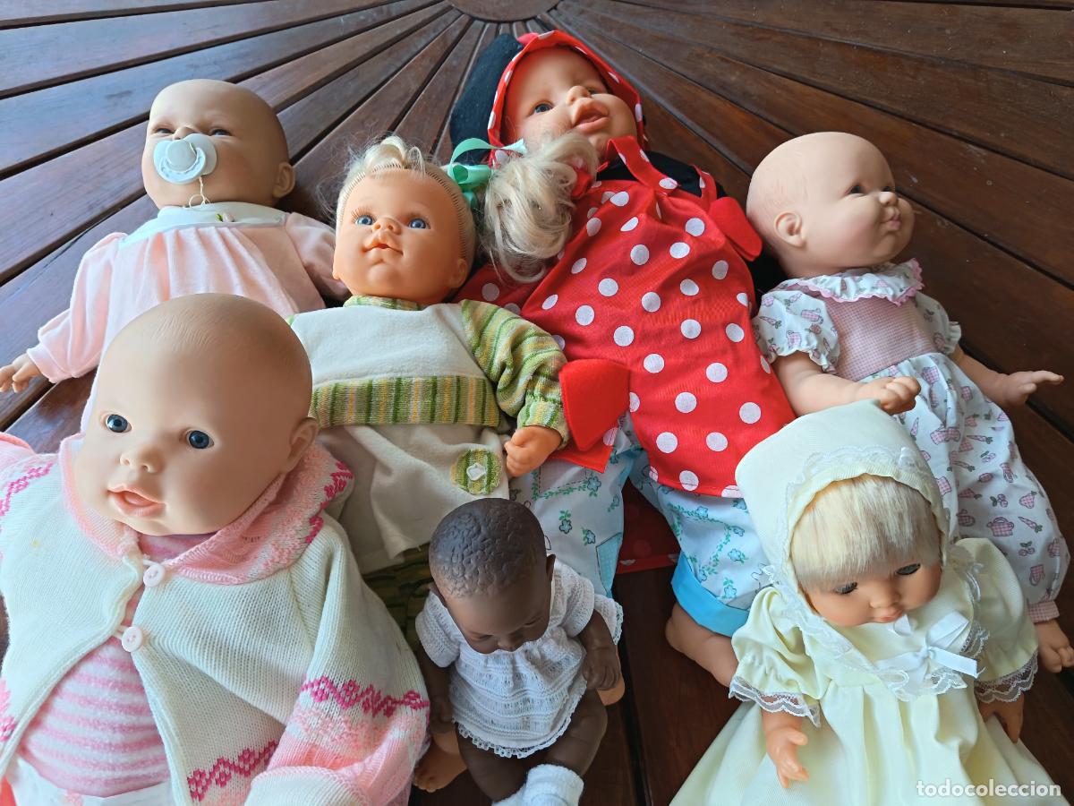 Mu&ntilde;ecas Espa&ntilde;olas Modernas: LOTE DE 7 MU&Ntilde;ECAS, A. JUAN, GUKA... VER FOTOS.