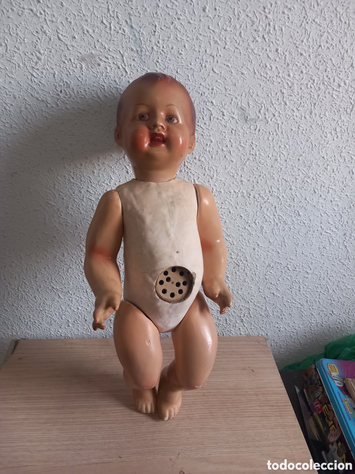 Mu&ntilde;ecas Espa&ntilde;olas Modernas: ANTIGUO MUNECO DE CARTON PIEDRA,,VER FOTOS