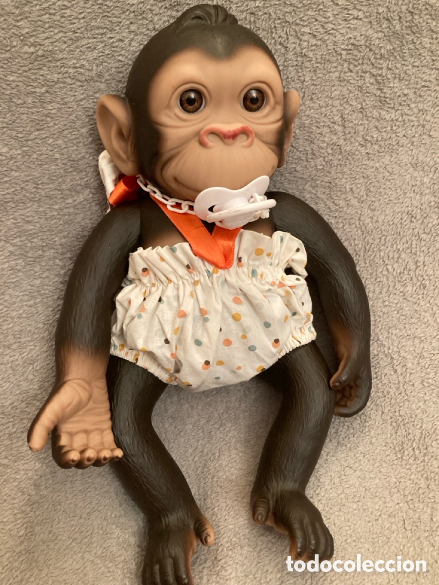 Mu&ntilde;ecas Espa&ntilde;olas Modernas: Mu&ntilde;eco Mono Renborn Rosa Toys