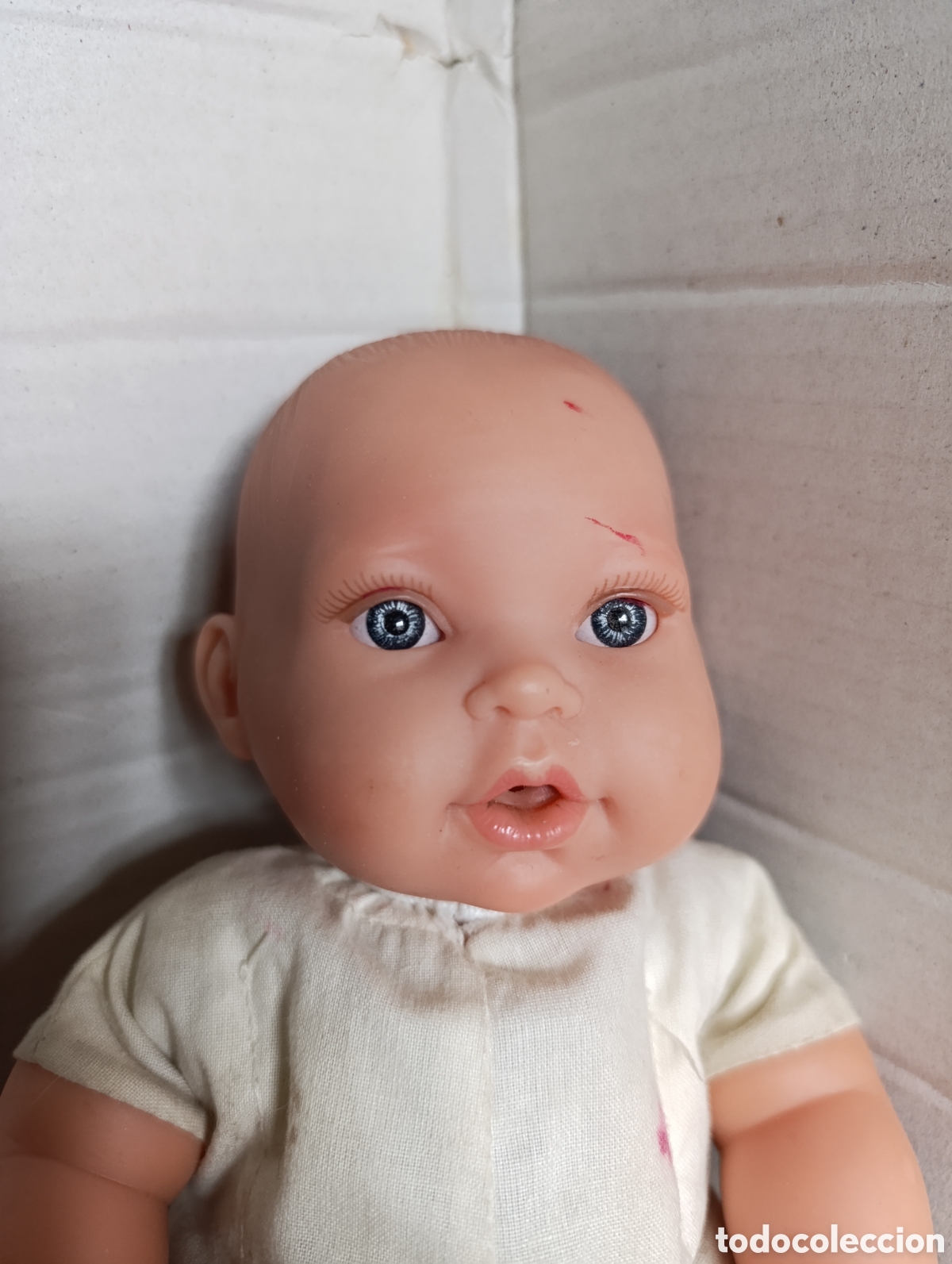 Mu&ntilde;ecas Espa&ntilde;olas Modernas: MU&Ntilde;ECO BEBE ANTONIO JUAN,CUERPO BLANDO.