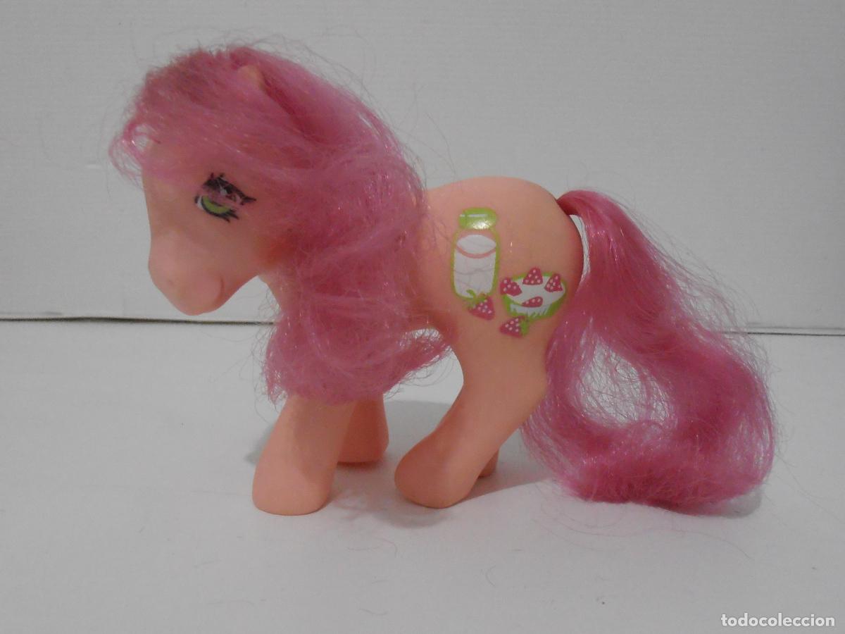 Mu&ntilde;ecas Espa&ntilde;olas Modernas: MI PEQUE&Ntilde;O PONY, FRESAS Y LECHE, STRAWBERRY SURPISE, MY LITTLE PONY, HASBRO 1987