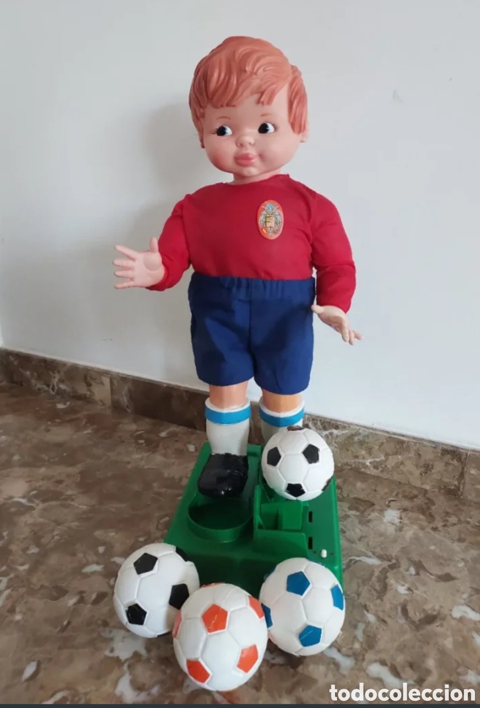 Bonecas Espanholas Modernas: Antiguo mu&ntilde;eco futbolista