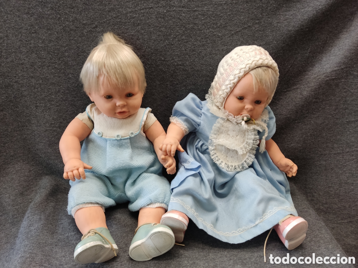 Mu&ntilde;ecas Espa&ntilde;olas Modernas: Mellizos Vicma originales a&ntilde;os ochenta