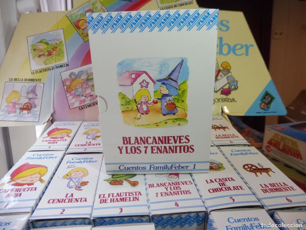 Mu&ntilde;ecas Espa&ntilde;olas Modernas: Cuentos Family Feber n&ordm; 4 Blancanieves y los 7 enanitos ref. 542 figuras tipo pin y pon