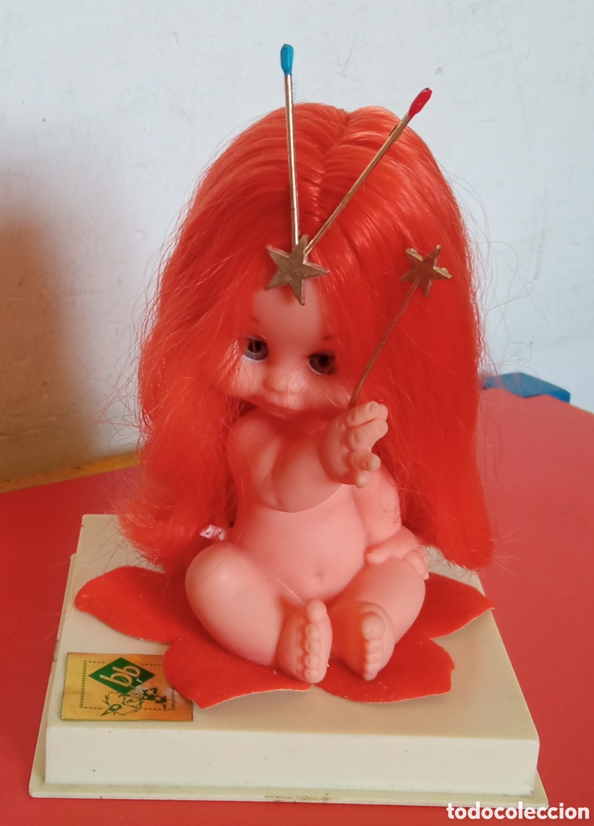 Mu&ntilde;ecas Espa&ntilde;olas Modernas: MU&Ntilde;ECA HADA DEL BOSQUE.BB 70'S.NUEVA.