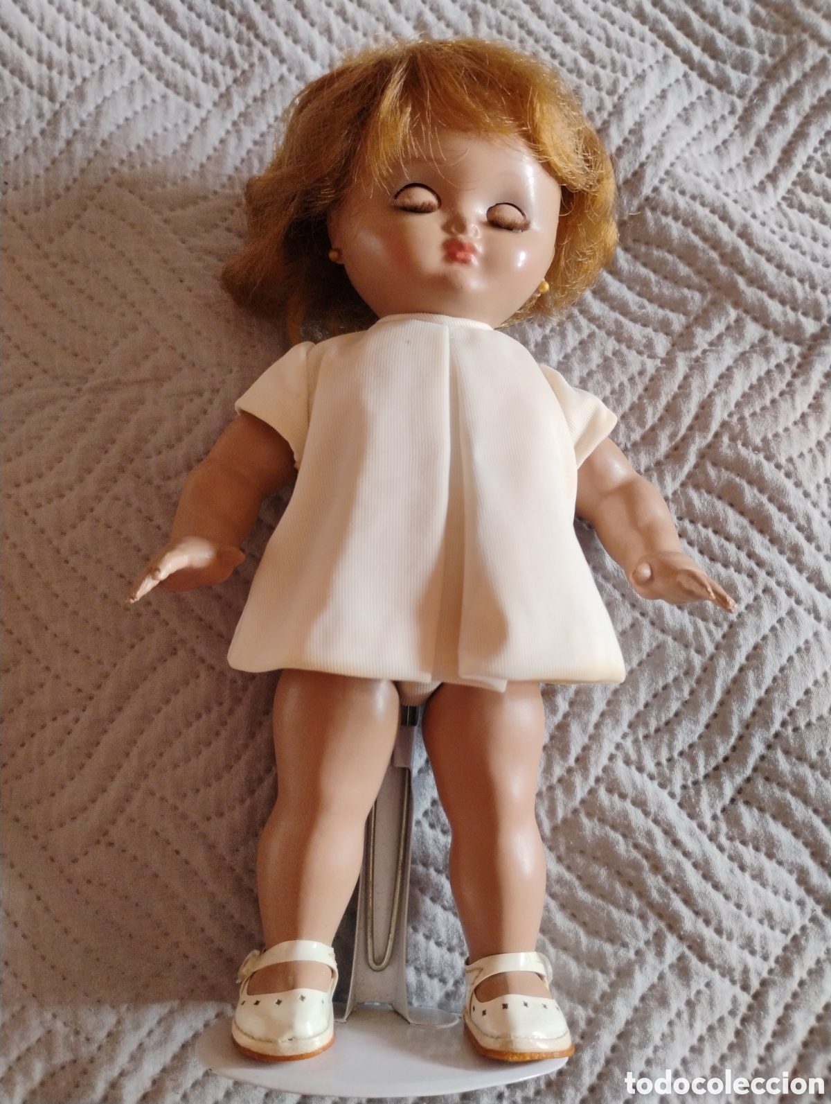 Mu&ntilde;ecas Espa&ntilde;olas Modernas: Antigua Mu&ntilde;eca BESITOS de NOVO GAMA A&ntilde;os 60 - Ojos Flirty - 100% Original Completa