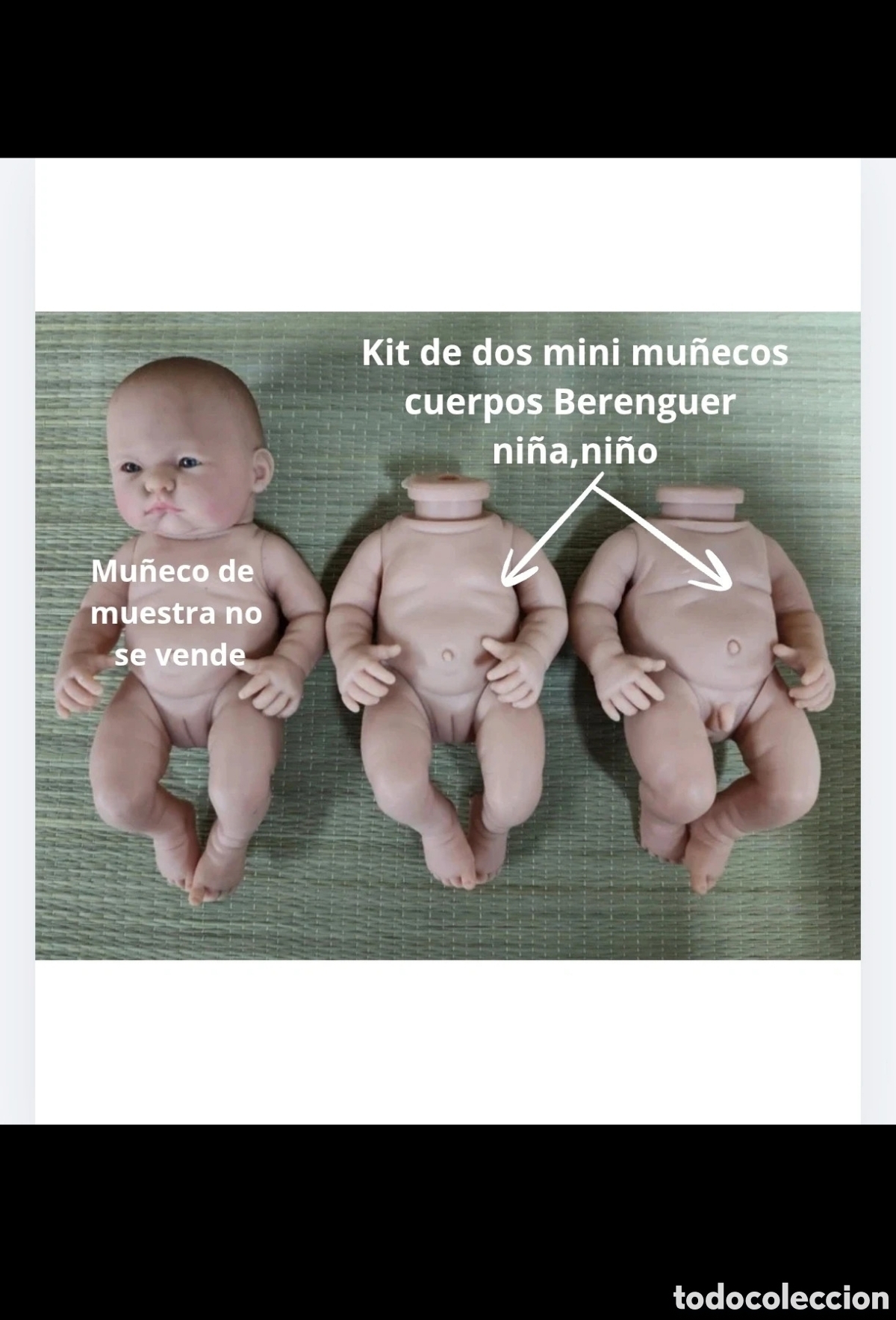 Mu&ntilde;ecas Espa&ntilde;olas Modernas: Lote de dos mini cuerpos de mu&ntilde;eco dolls by Berenguer. berjusa