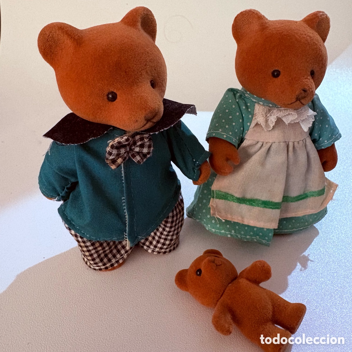Mu&ntilde;ecas Espa&ntilde;olas Modernas: Fanilia teddy bear world de simba tipo sylvanian familly a&ntilde;os 90
