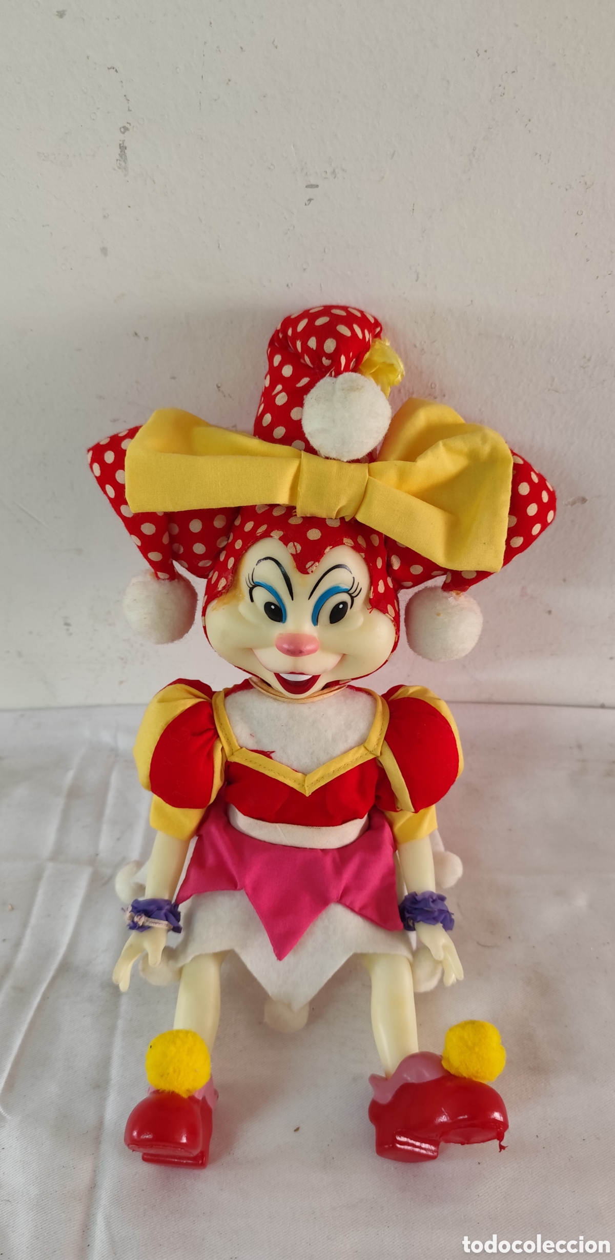 Mu&ntilde;ecas espa&ntilde;olas modernas: Mu&ntilde;eca payaso a&ntilde;os 90
