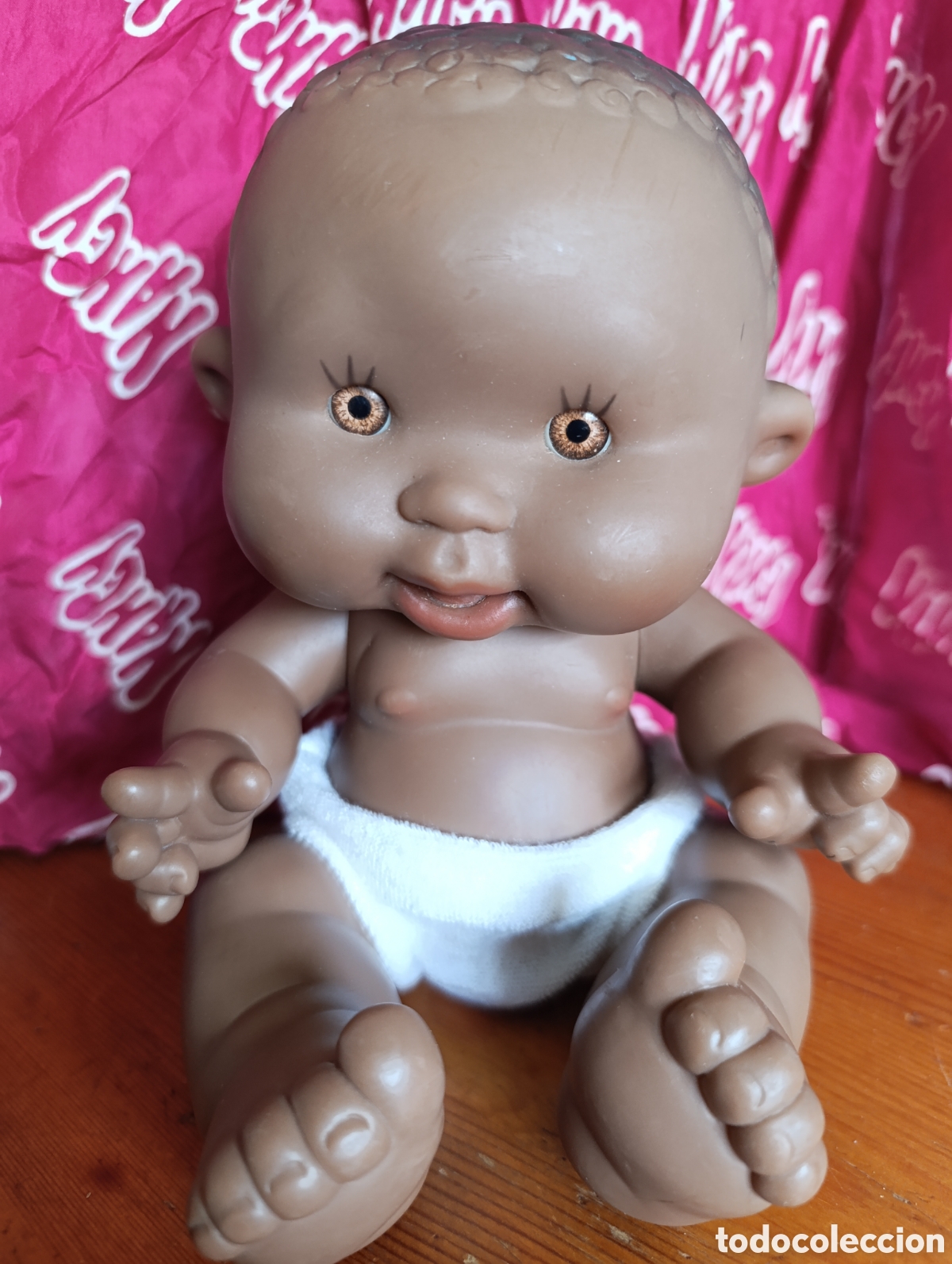Mu&ntilde;ecas espa&ntilde;olas modernas: BEBE NEGRO DE NINES D'ONIL.