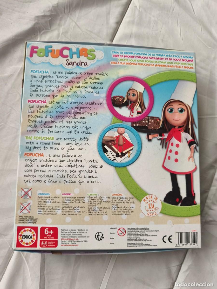 Mu&ntilde;ecas espa&ntilde;olas modernas: Fofuchas . Sandra Chef . Ref 16854 . Educa. Caja original - Foto 2