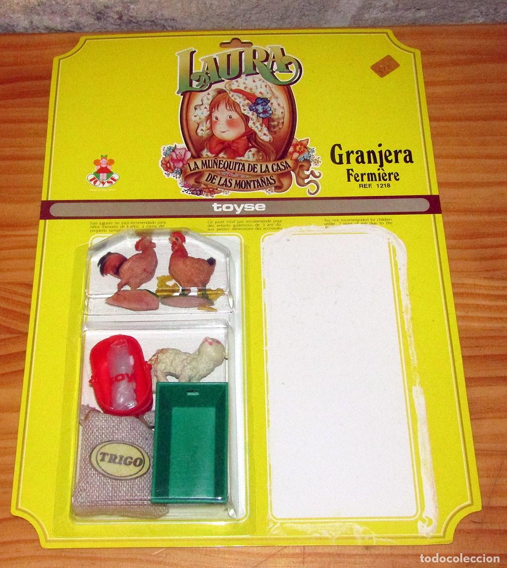 Mu&ntilde;ecas espa&ntilde;olas modernas: DESPIECE BLISTER DE LAURA DE LAS MONTA&Ntilde;AS MODELO GRANJERA, DE TOYSE - A&Ntilde;OS 70/80