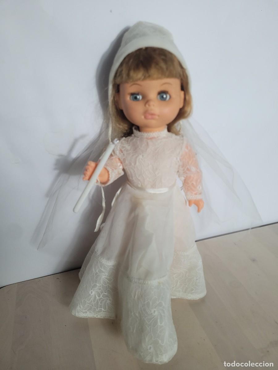 Mu&ntilde;ecas espa&ntilde;olas modernas: Mu&ntilde;eca jesmar comunion a&ntilde;os 70 - 80