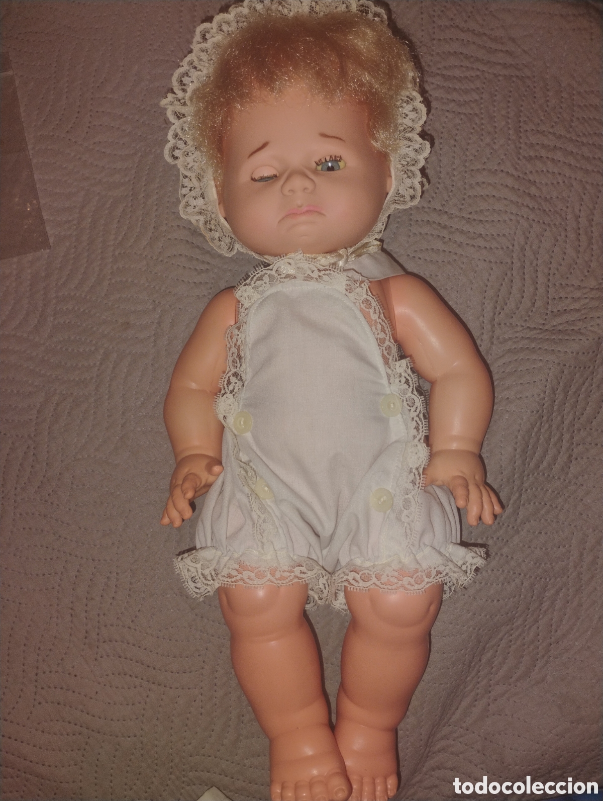 Mu&ntilde;ecas espa&ntilde;olas modernas: Mu&ntilde;eco Pucheritos de Berjusa (40 cm) - A&ntilde;os 70 Original