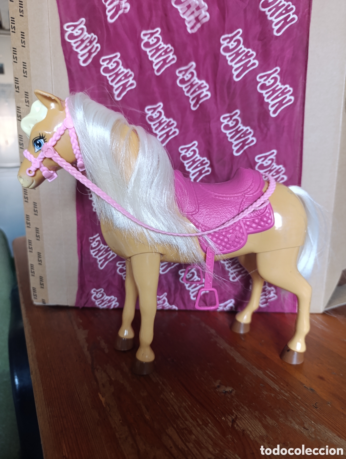 Mu&ntilde;ecas espa&ntilde;olas modernas: CABALLO DE BARBIE,PVC.DE MATTEL-2013.