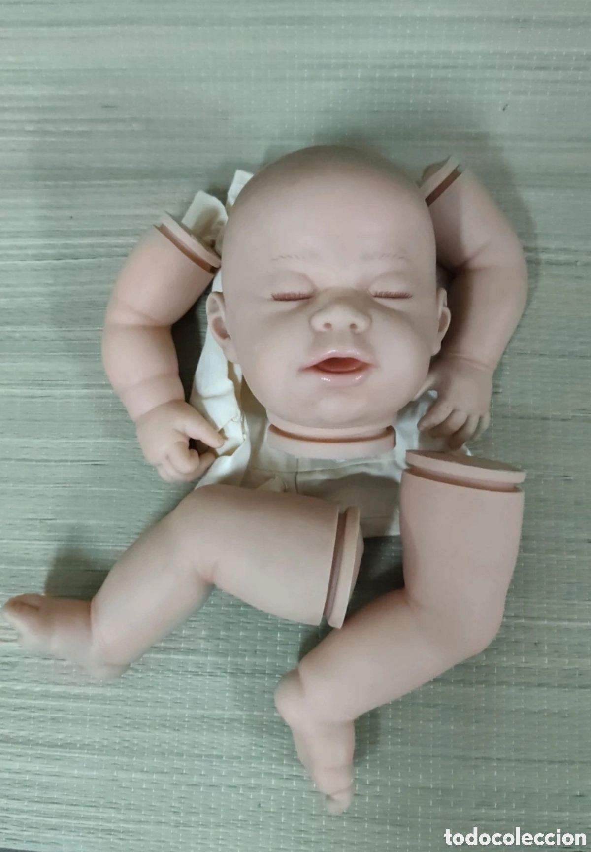 Mu&ntilde;ecas espa&ntilde;olas modernas: Kit reborn mu&ntilde;eco dormido berjusa, dolls by Berenguer. N&uacute;mero de certificado de autenticidad 0822