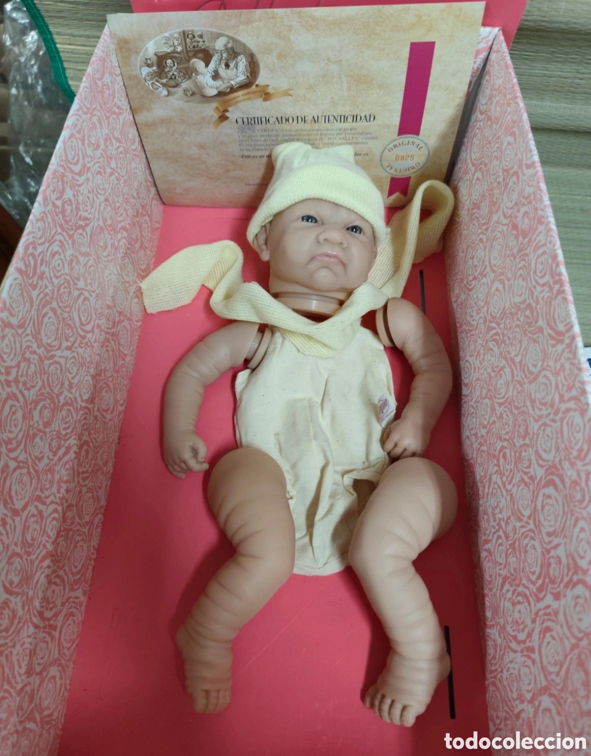 Mu&ntilde;ecas espa&ntilde;olas modernas: Kit reborn mu&ntilde;eco berjusa, dolls by Berenguer. N&uacute;mero de certificado de autenticidad 0825
