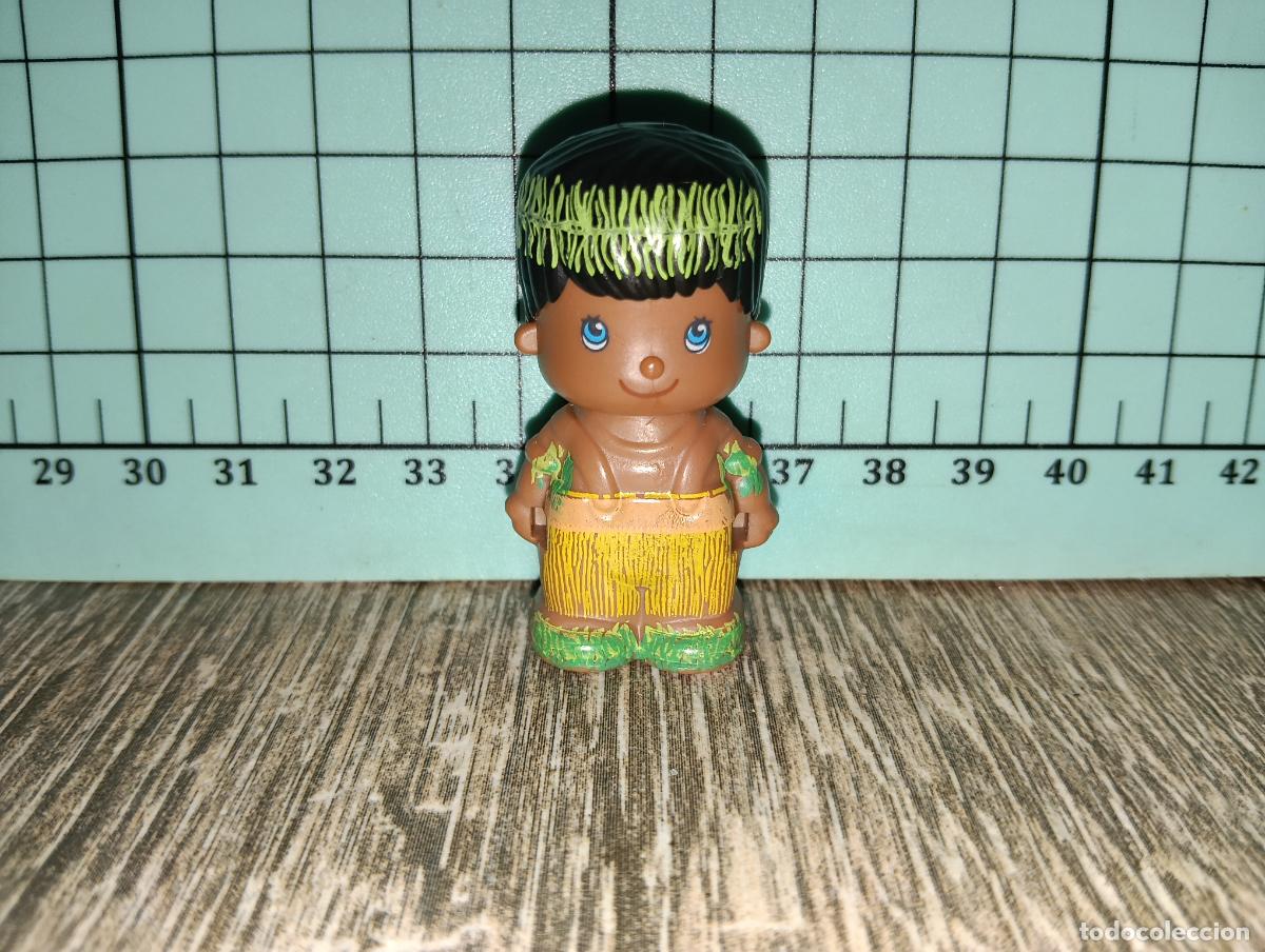 Mu&ntilde;ecas espa&ntilde;olas modernas: Mu&ntilde;eca mu&ntilde;eco PinyPon Polinesia negro negra