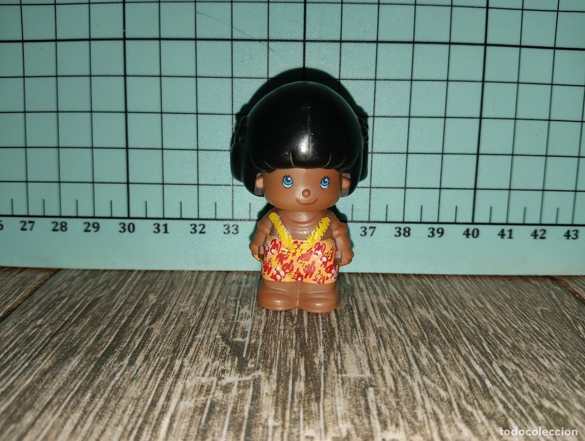 Mu&ntilde;ecas espa&ntilde;olas modernas: Mu&ntilde;eca mu&ntilde;eco PinyPon Polinesia negro negra