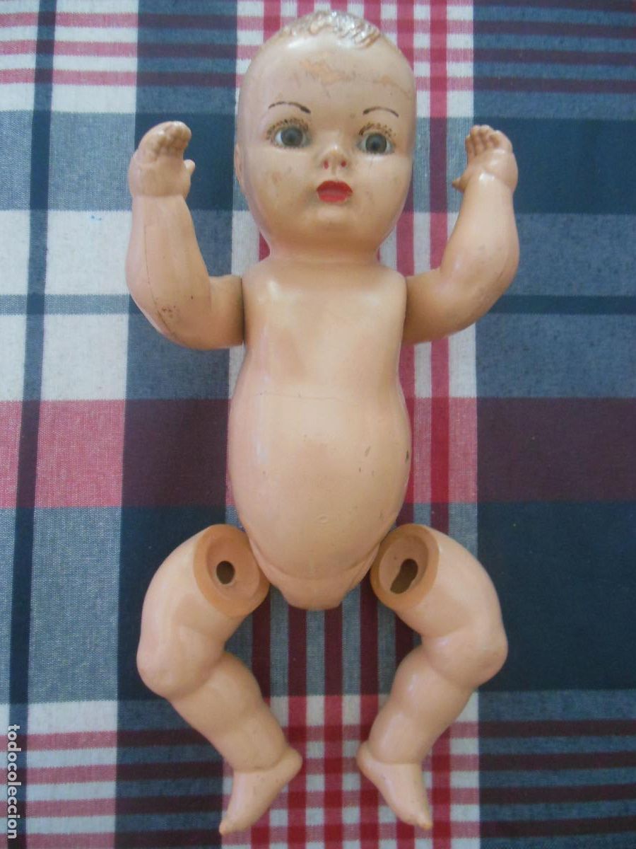Mu&ntilde;ecas espa&ntilde;olas modernas: MU&Ntilde;ECA ANTIGUA JUGUETE A&Ntilde;OS 60 o 70