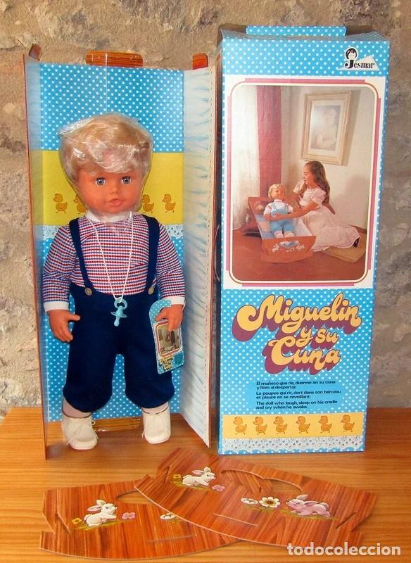 Mu&ntilde;ecas espa&ntilde;olas modernas: ANTIGUO MU&Ntilde;ECO MIGUELIN, DE JESMAR - NUEVO Y EN SU CAJA - IMPECABLE - HERMANO DE ROSAURA