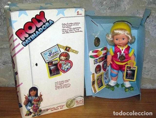 Mu&ntilde;ecas espa&ntilde;olas modernas: ANTIGUA Y M&Iacute;TICA MU&Ntilde;ECA ROLY PATINADORA DE JESMAR - NUEVA Y EN SU CAJA ORIGINAL - A ESTRENAR
