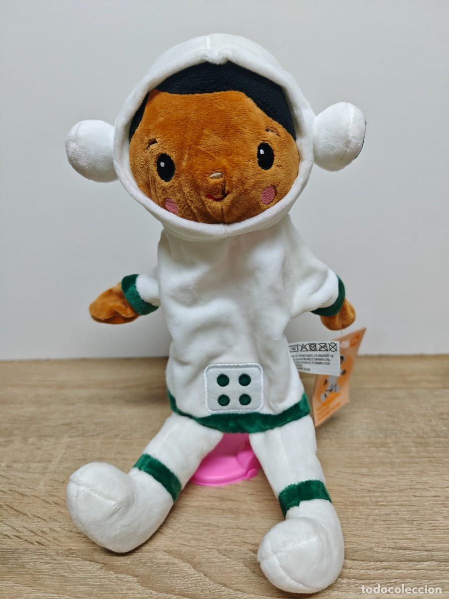 Moderne spanische Puppen: MU&Ntilde;ECO MARIONETA DE MANO NI&Ntilde;A ASTRONAUTA SUPERMERCADO ALDI CON ETIQUETA DE 40 CM
