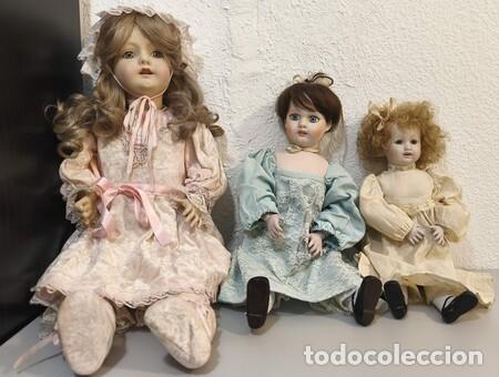 Bambole Spagnole Moderne: Tres bonitas mu&ntilde;ecas de porcelana articuladas, del escultor y ceramista RAMON INGLES...
