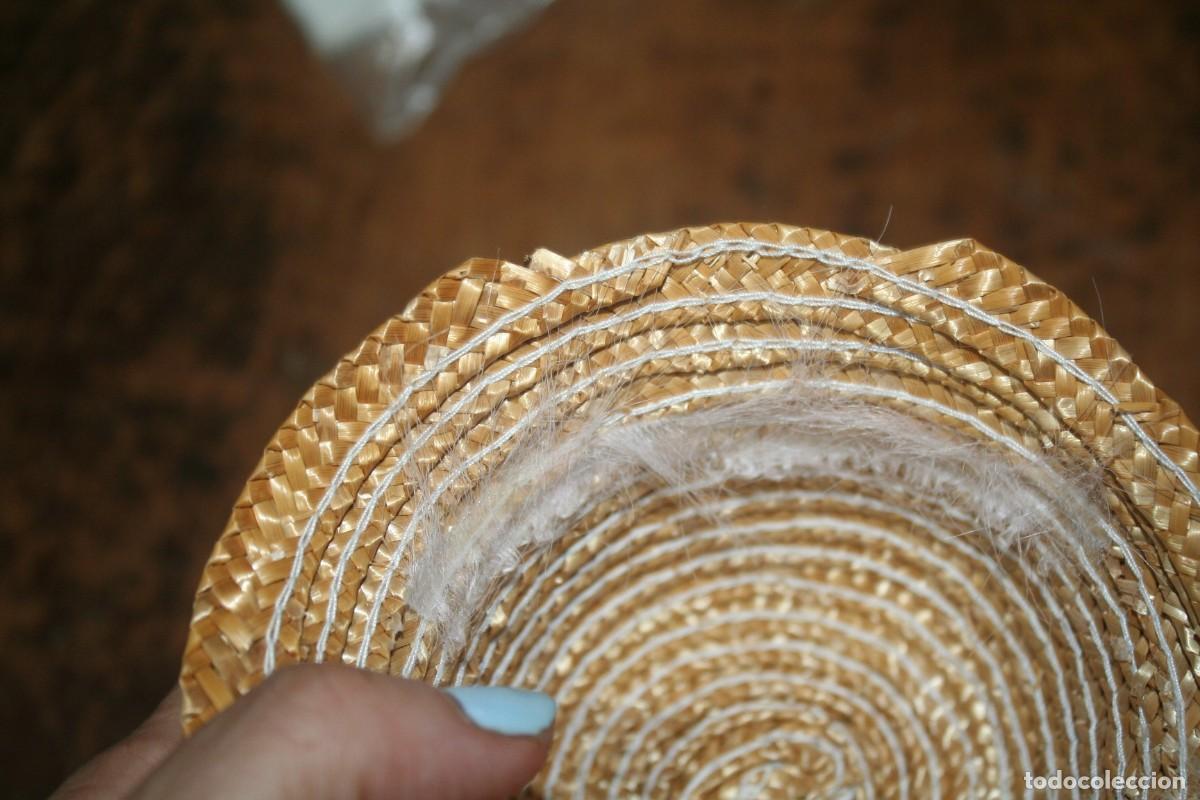 Mu&ntilde;ecas espa&ntilde;olas modernas: gorro paja para mu&ntilde;eca nancy - Foto 3