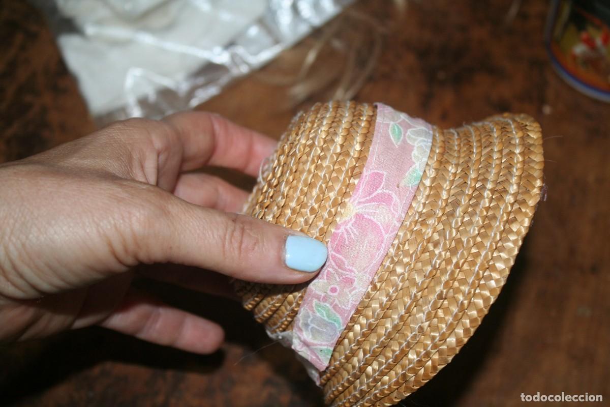 Mu&ntilde;ecas espa&ntilde;olas modernas: gorro paja para mu&ntilde;eca nancy - Foto 5