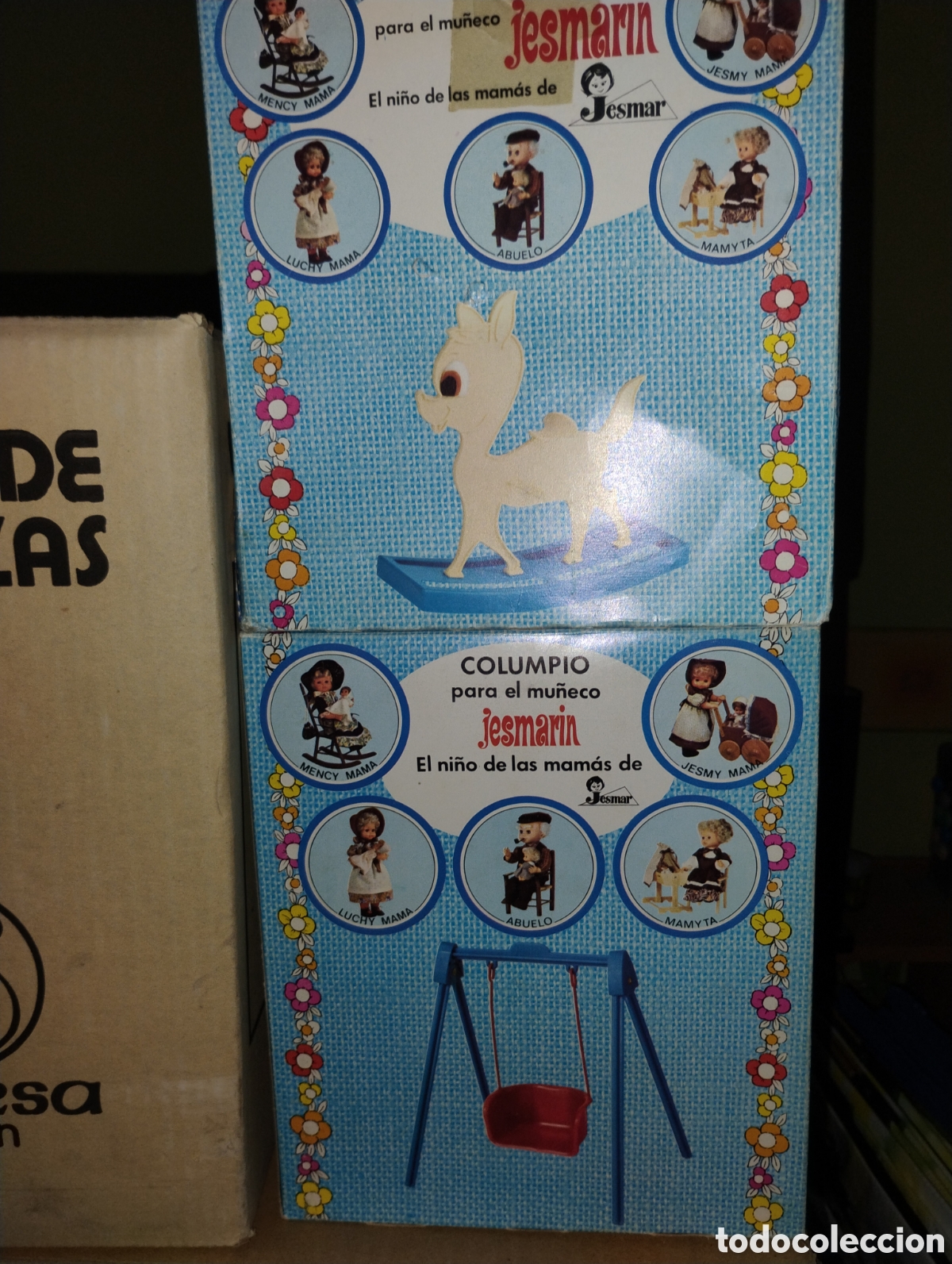 Mu&ntilde;ecas espa&ntilde;olas modernas: &diams; Lote de Jesmarin, Columpio y balanc&iacute;n. A&ntilde;os 70. Muy buen estado