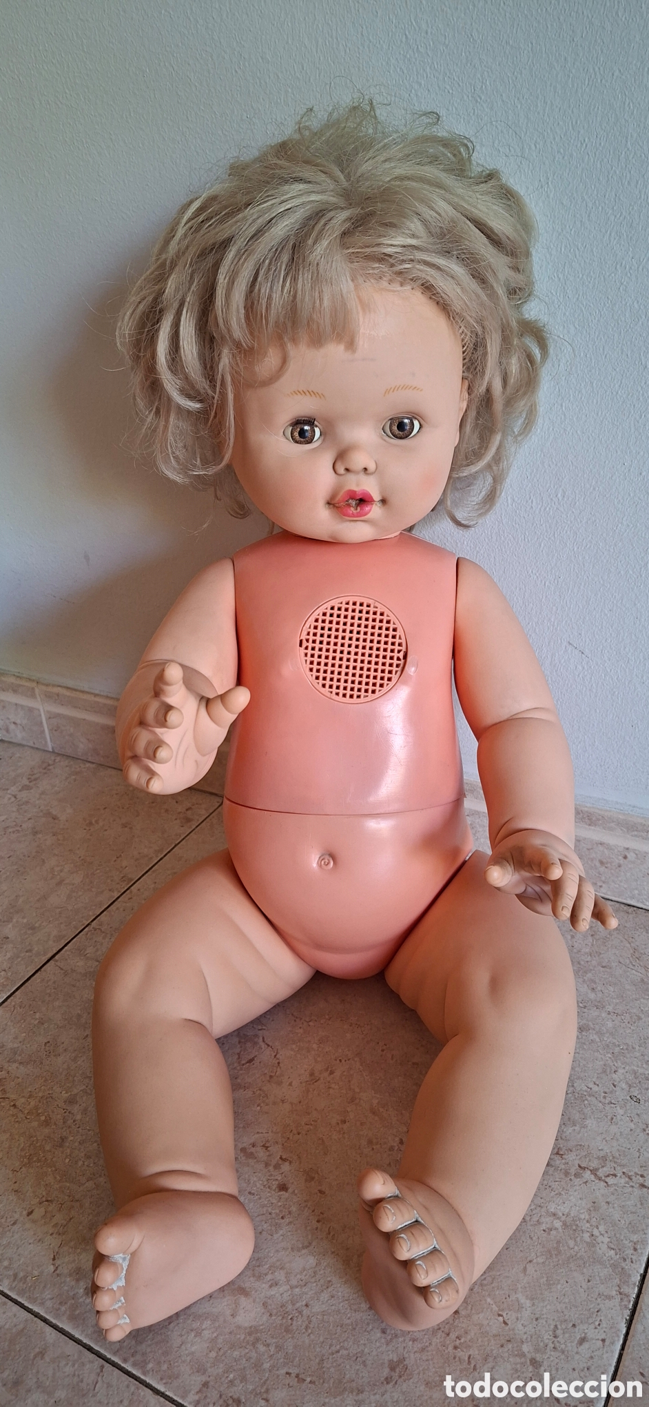 Mu&ntilde;ecas espa&ntilde;olas modernas: Mu&ntilde;eca Dulzona Bebe a&ntilde;os 80