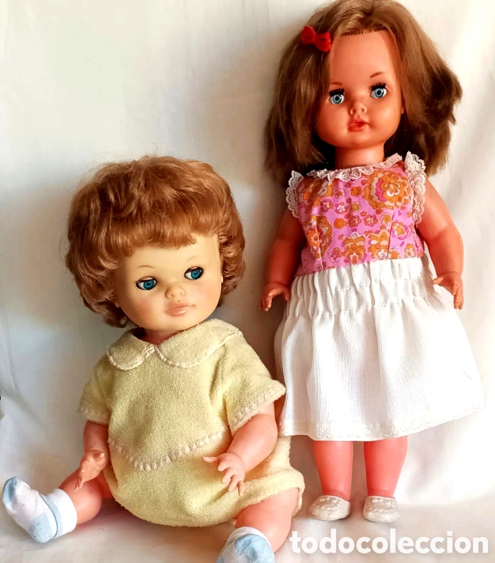 Mu&ntilde;ecas espa&ntilde;olas modernas: Lote de mu&ntilde;ecas antiguas