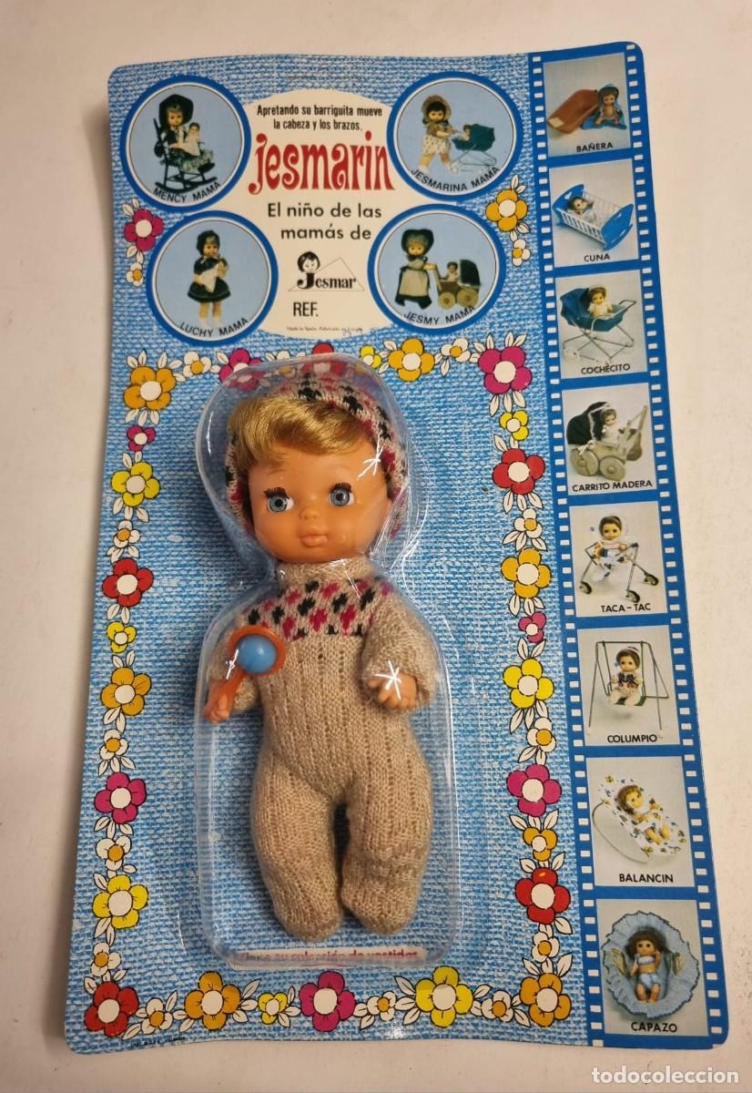Mu&ntilde;ecas espa&ntilde;olas modernas: JESMARIN 15 MU&Ntilde;ECO JESMAR CON SONAJERO Y TRAJE INVIERNO, NUEVO