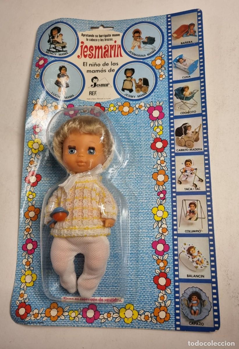 Mu&ntilde;ecas espa&ntilde;olas modernas: JESMARIN 214 MU&Ntilde;ECO JESMAR CON SONAJERO Y JERSEY, NUEVO
