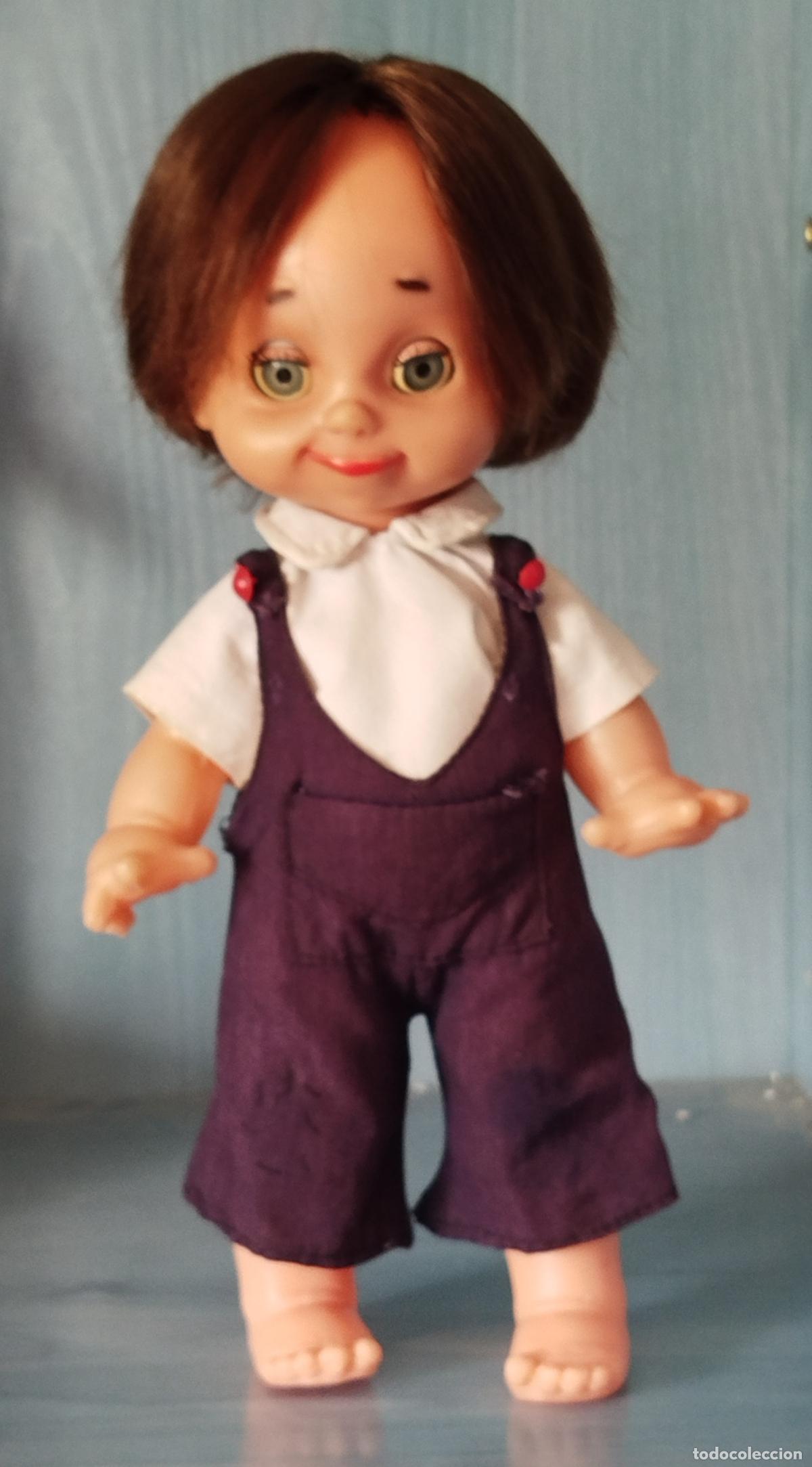 Mu&ntilde;ecas espa&ntilde;olas modernas: MU&Ntilde;ECO MARCELINO PAN Y VINO OJOS DURMIENTES SIN MARCA 33CM
