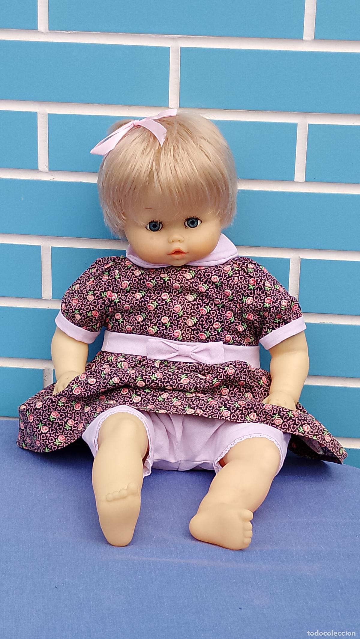 Mu&ntilde;ecas espa&ntilde;olas modernas: Antigua mu&ntilde;eca beb&eacute; Sue&ntilde;ecito de Berjusa de 48 cm