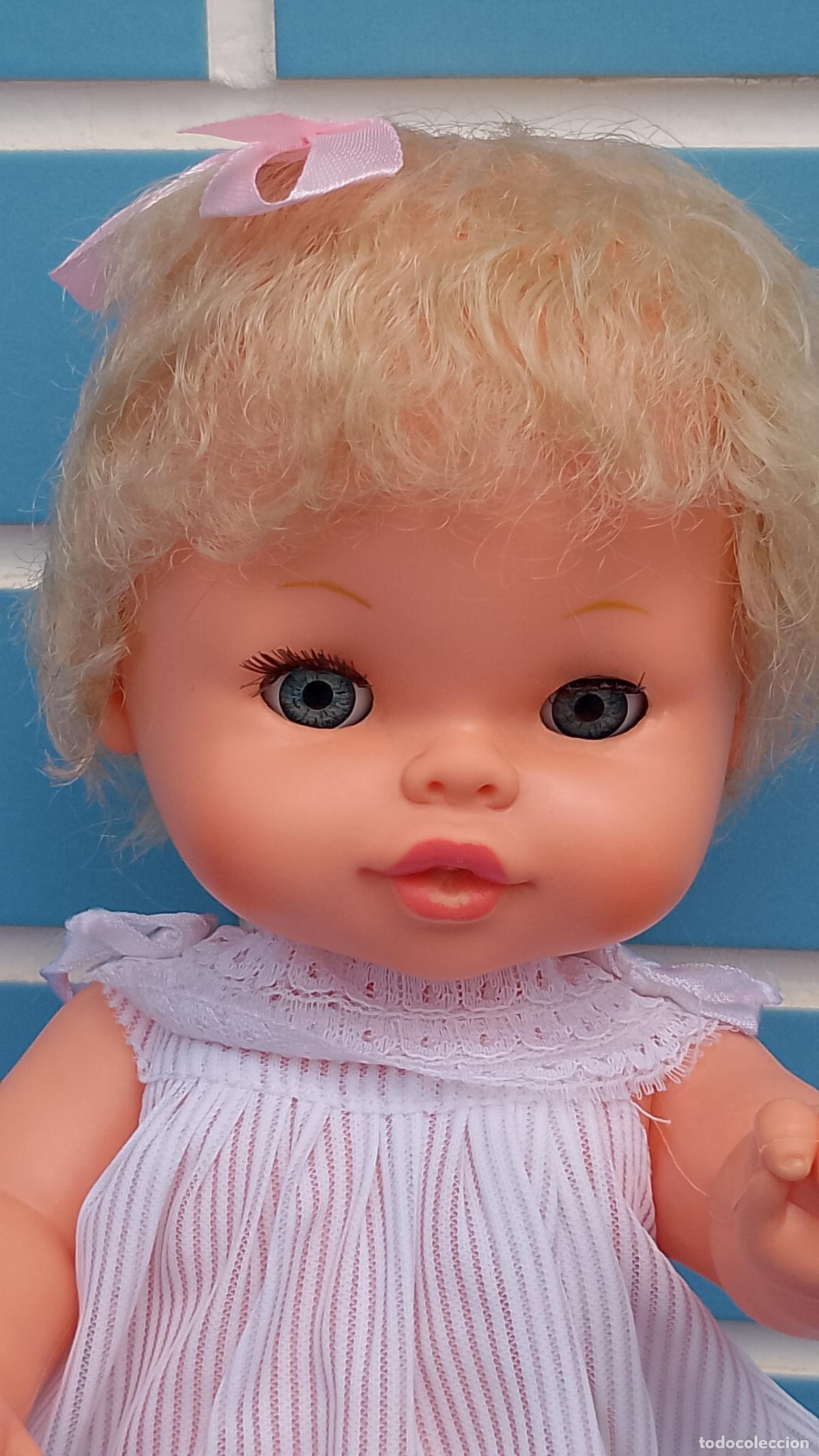 Mu&ntilde;ecas espa&ntilde;olas modernas: Antigua mu&ntilde;eca beb&eacute; de b.b. de 33 cm - Foto 2