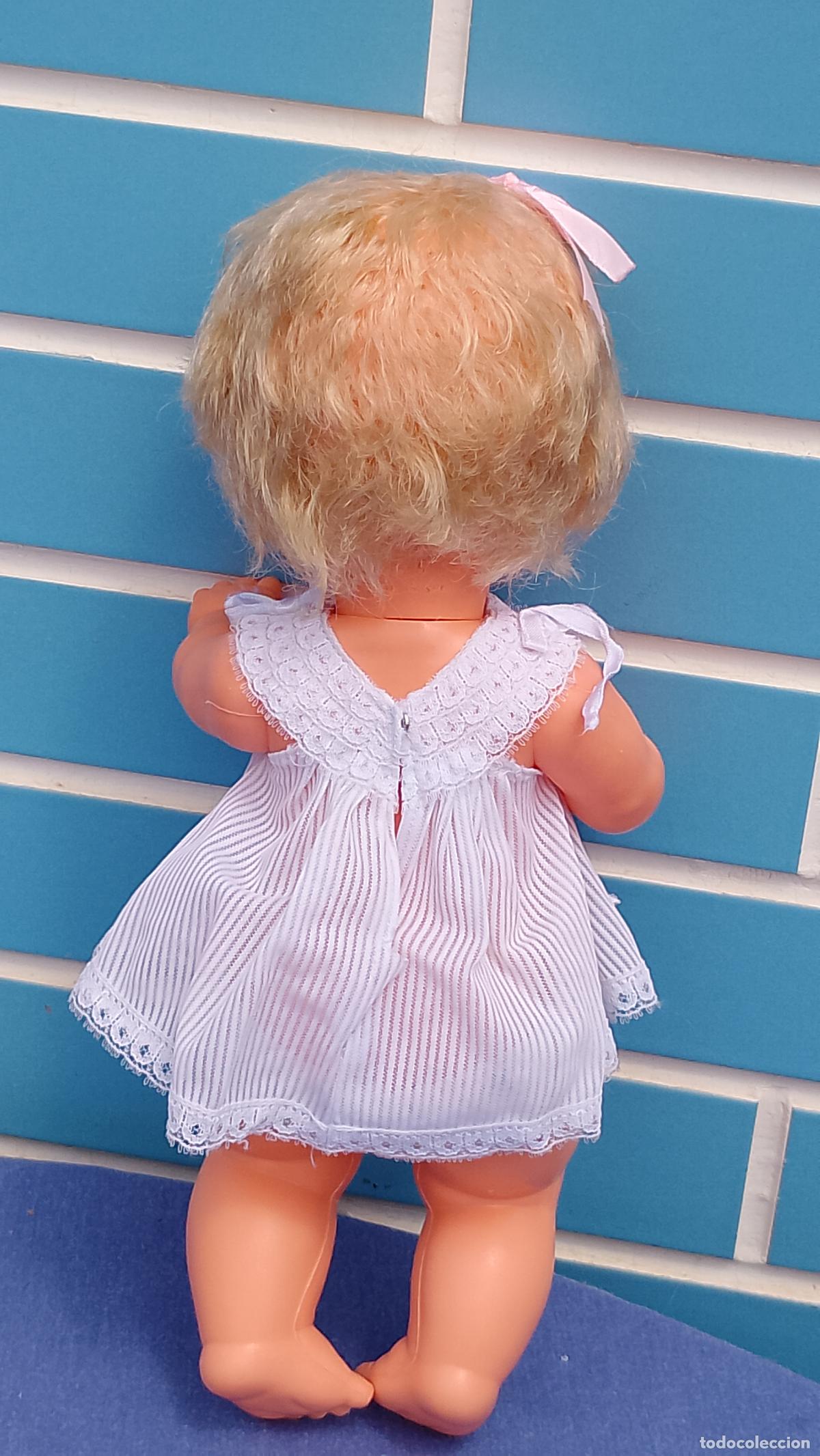 Mu&ntilde;ecas espa&ntilde;olas modernas: Antigua mu&ntilde;eca beb&eacute; de b.b. de 33 cm - Foto 3