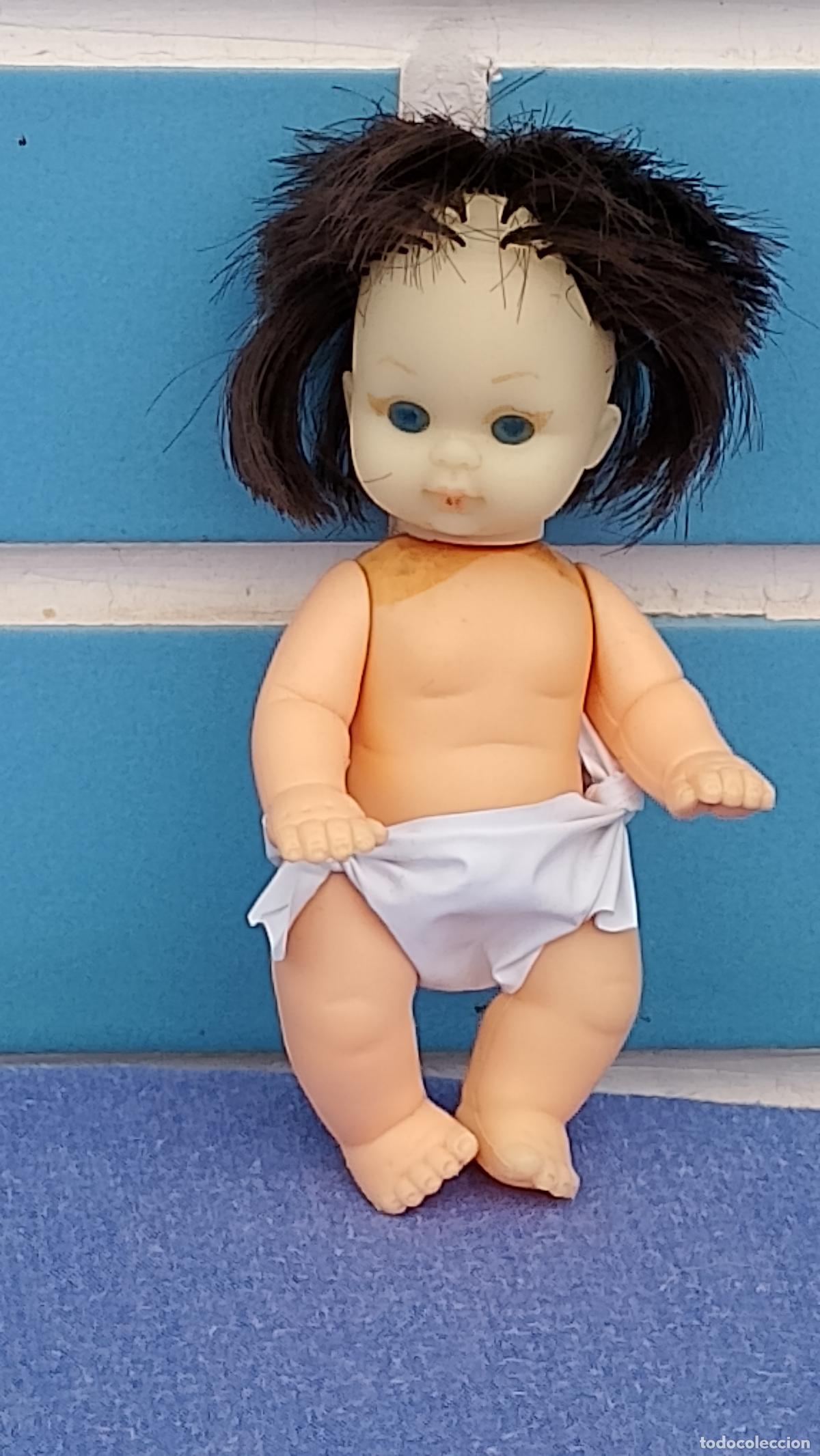 Mu&ntilde;ecas espa&ntilde;olas modernas: Mu&ntilde;eco antiguo beb&eacute; Baber&iacute;n chino u oriental de b.b.
