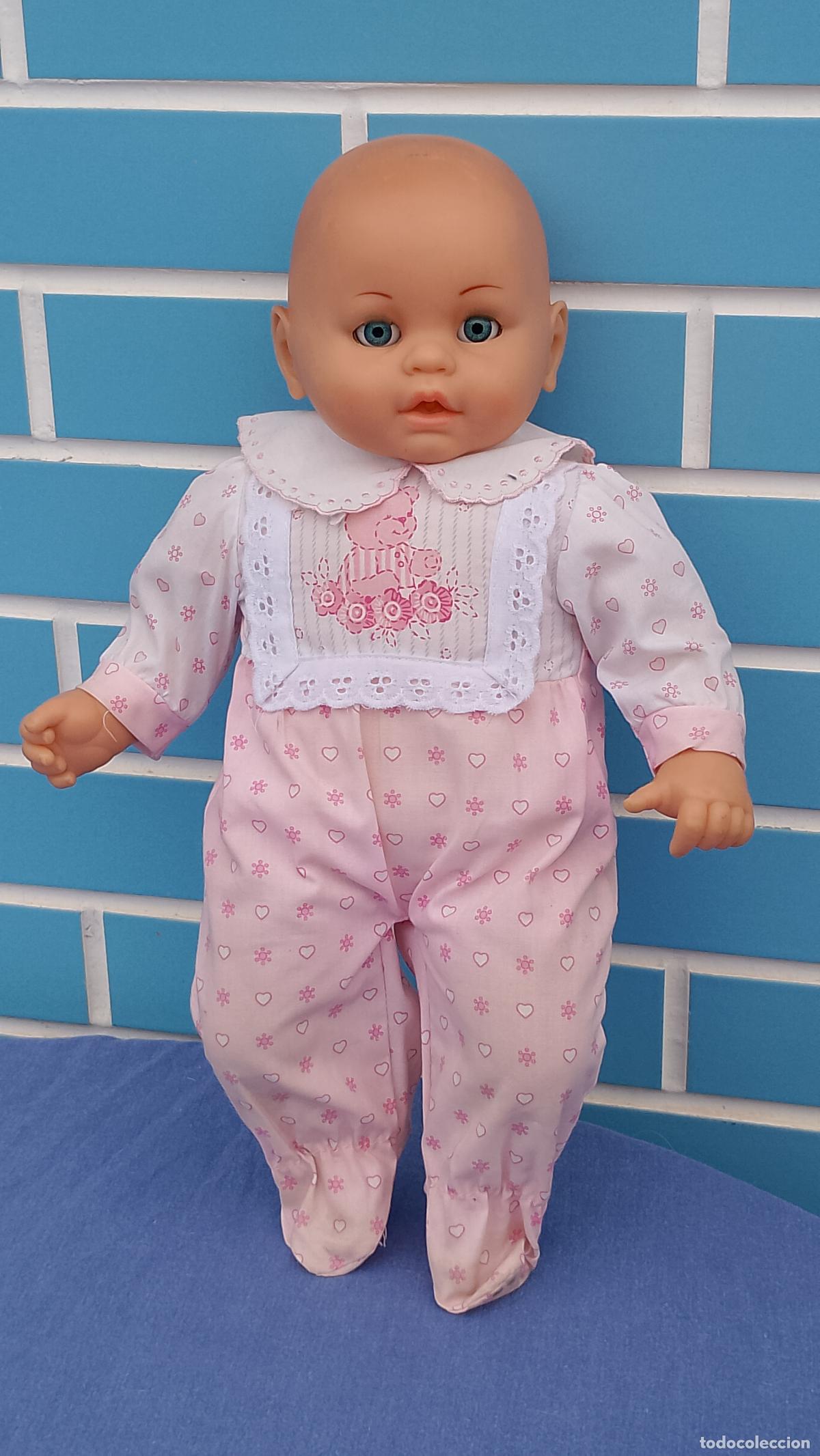 Mu&ntilde;ecas espa&ntilde;olas modernas: Antiguo mu&ntilde;eco beb&eacute; de 40 cm - Foto 1
