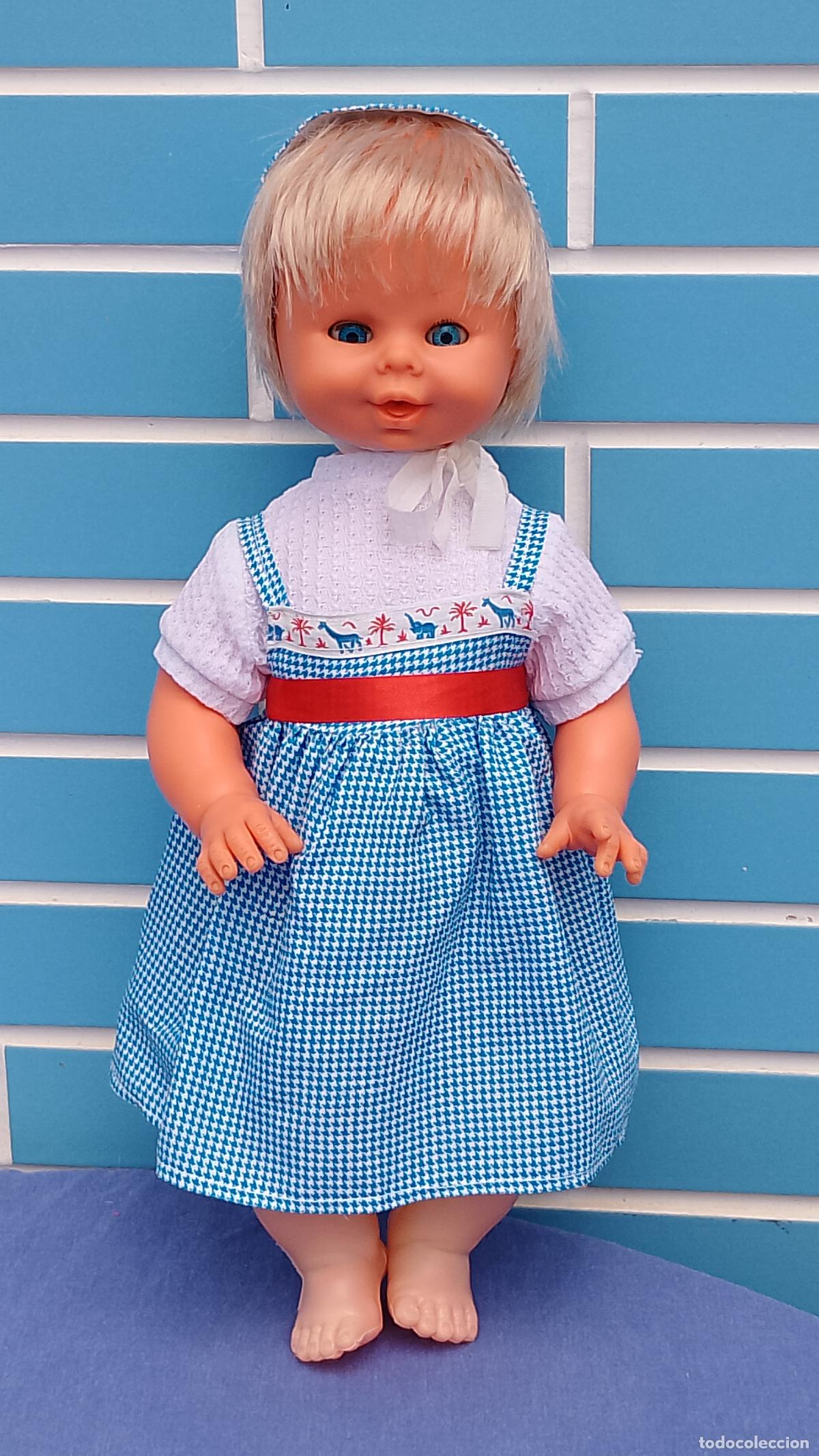 Mu&ntilde;ecas espa&ntilde;olas modernas: Antiguo mu&ntilde;eco beb&eacute; extranjero de 46 cm