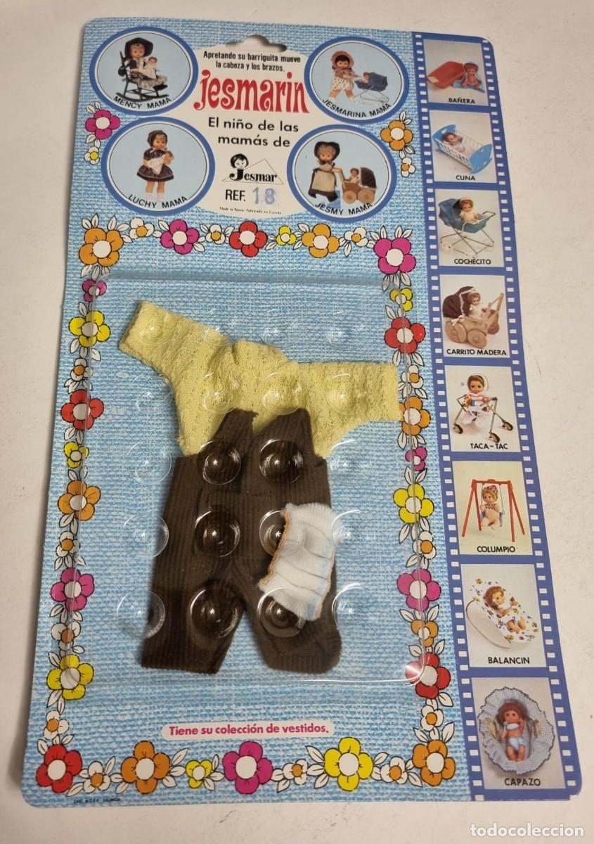Mu&ntilde;ecas espa&ntilde;olas modernas: JESMARIN 18- BLISTER ROPA PETO Y JERSEY, NUEVO
