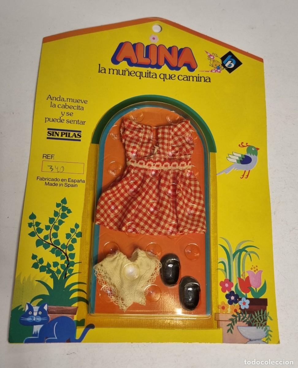 Mu&ntilde;ecas espa&ntilde;olas modernas: ALINA 340- BLISTER ROPA VESTIDO Y ZAPATOS, NUEVO