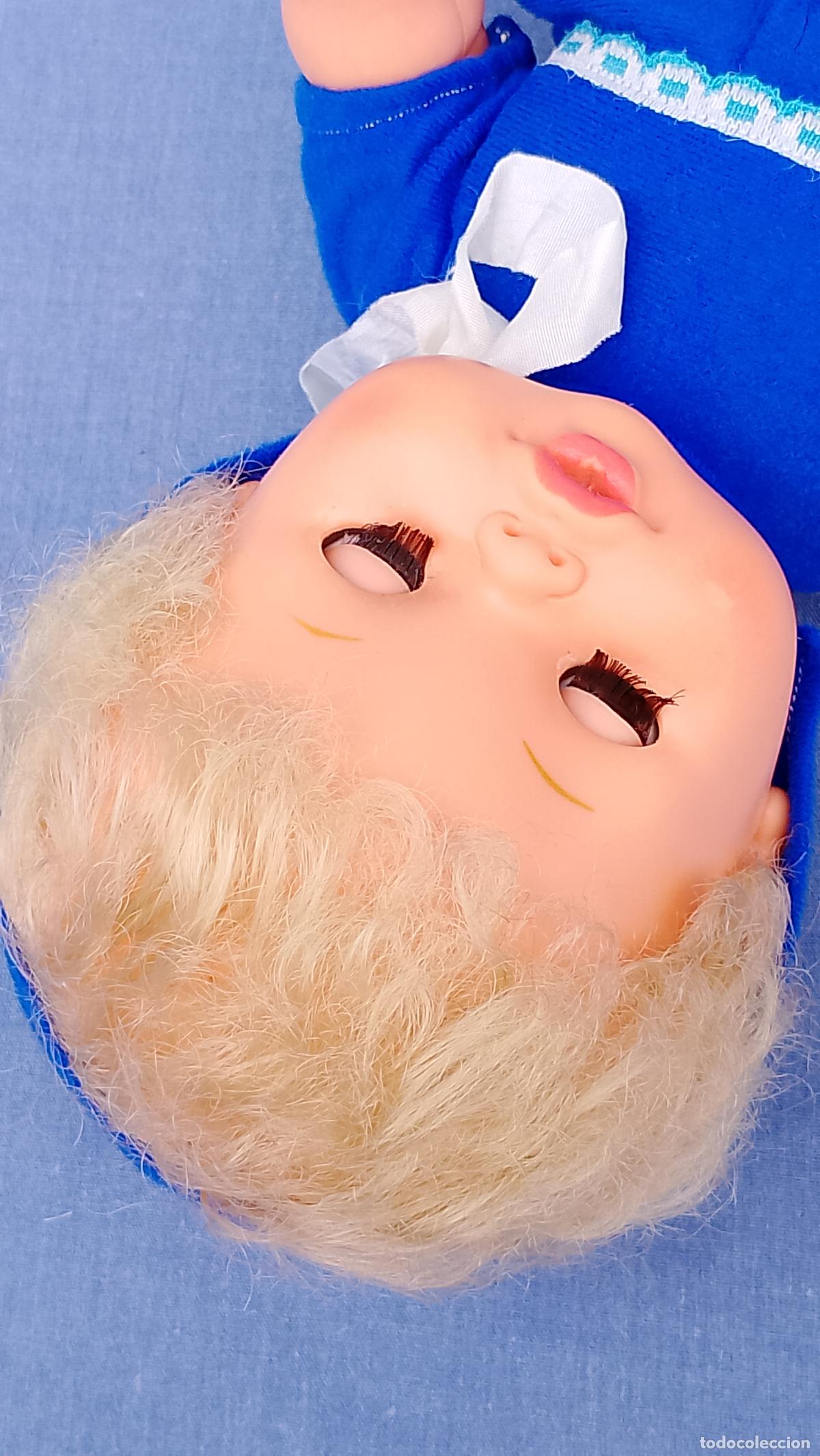 Mu&ntilde;ecas espa&ntilde;olas modernas: Antigua mu&ntilde;eca beb&eacute; de b.b. de 33 cm - Foto 4