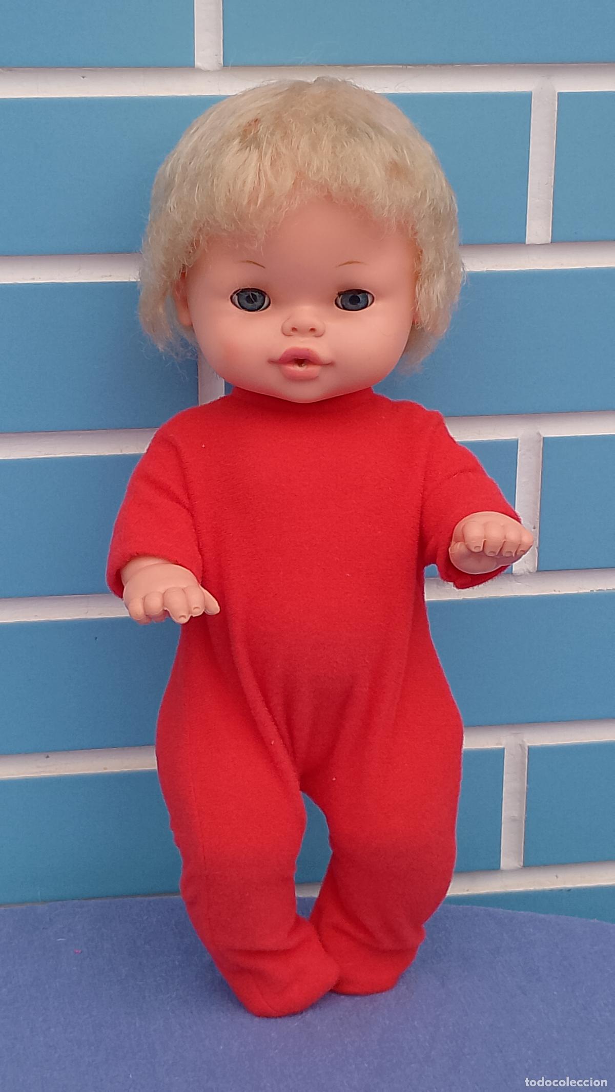 Mu&ntilde;ecas espa&ntilde;olas modernas: Antiguo mu&ntilde;eco beb&eacute; de b.b. de 33 cm