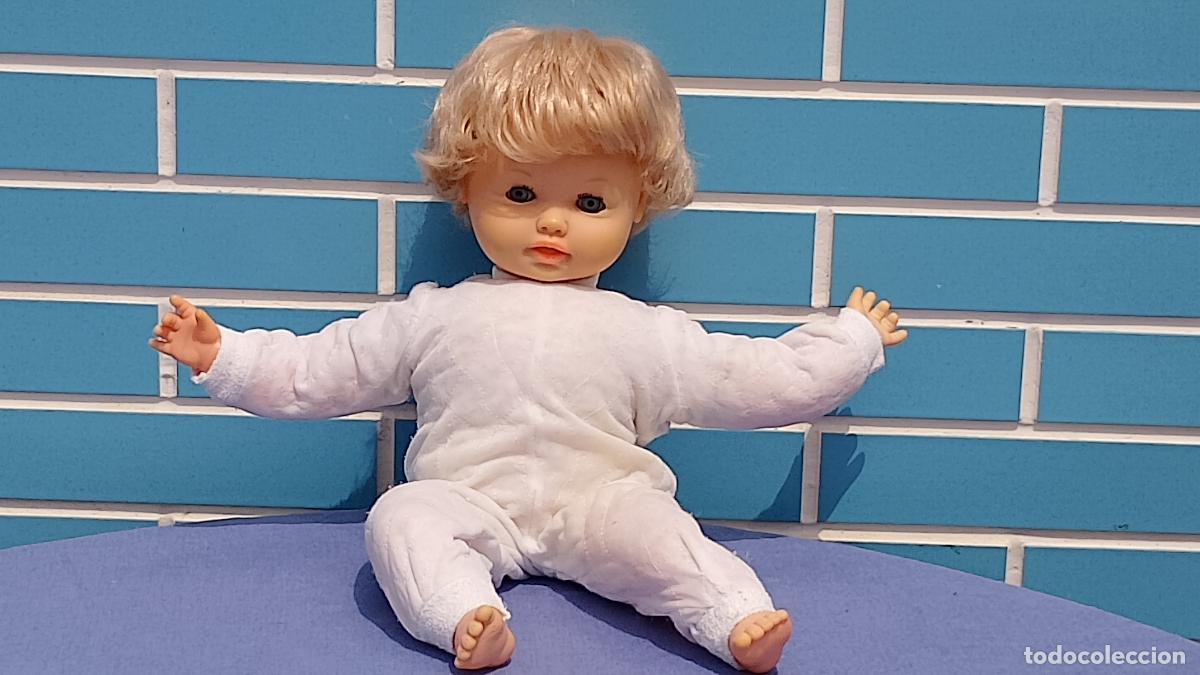 Mu&ntilde;ecas espa&ntilde;olas modernas: Antiguo mu&ntilde;eco beb&eacute; de los a&ntilde;os 60, de 50 cm