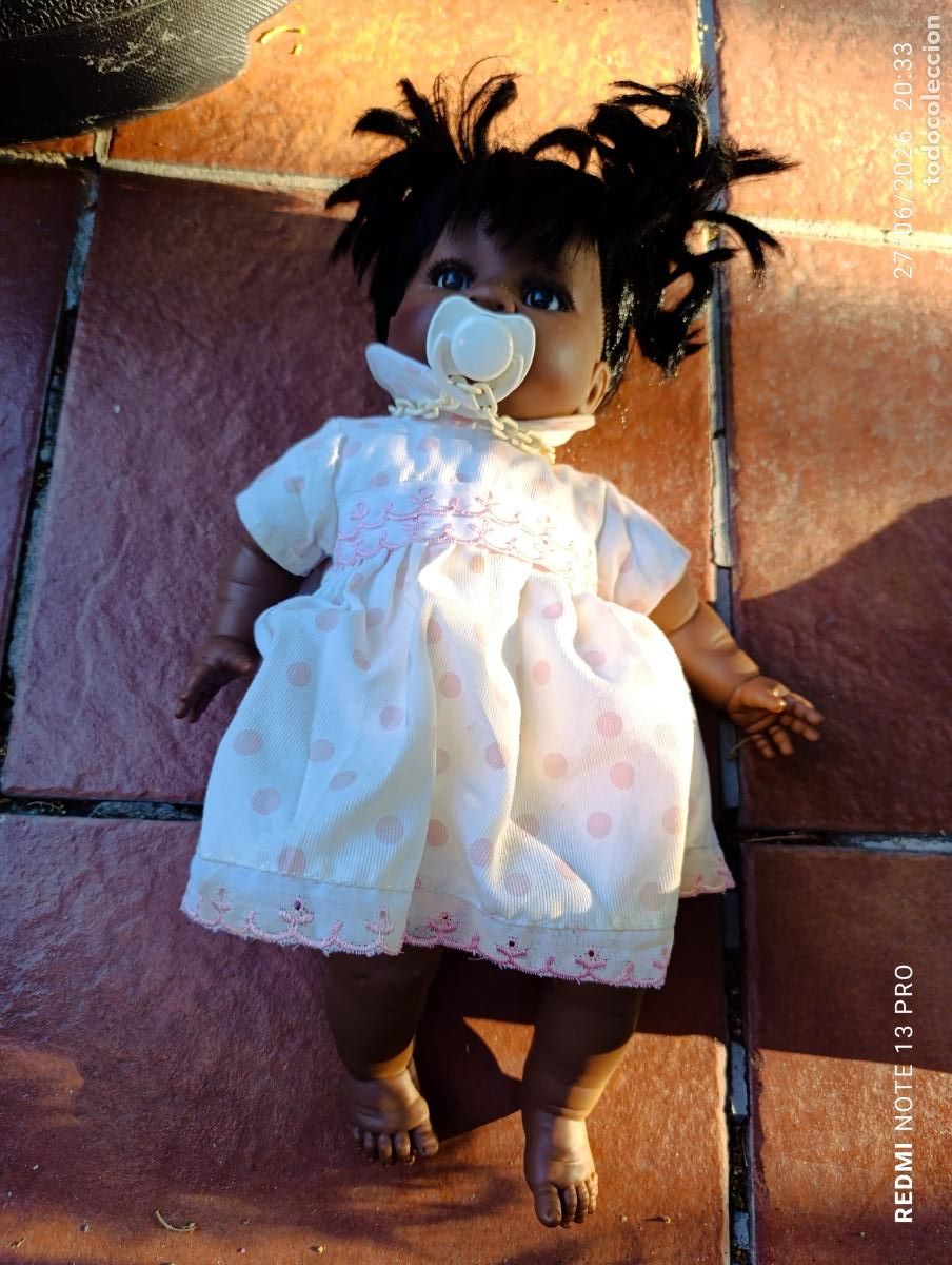 Mu&ntilde;ecas espa&ntilde;olas modernas: MU&Ntilde;ECA NEGRITA MANOLO. - Foto 1