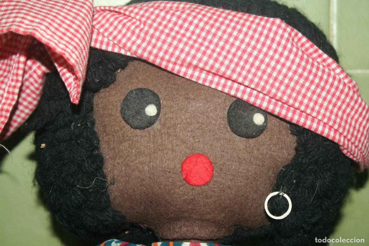 Mu&ntilde;ecas espa&ntilde;olas modernas: mu&ntilde;eca mu&ntilde;eco antigua cubana fieltro