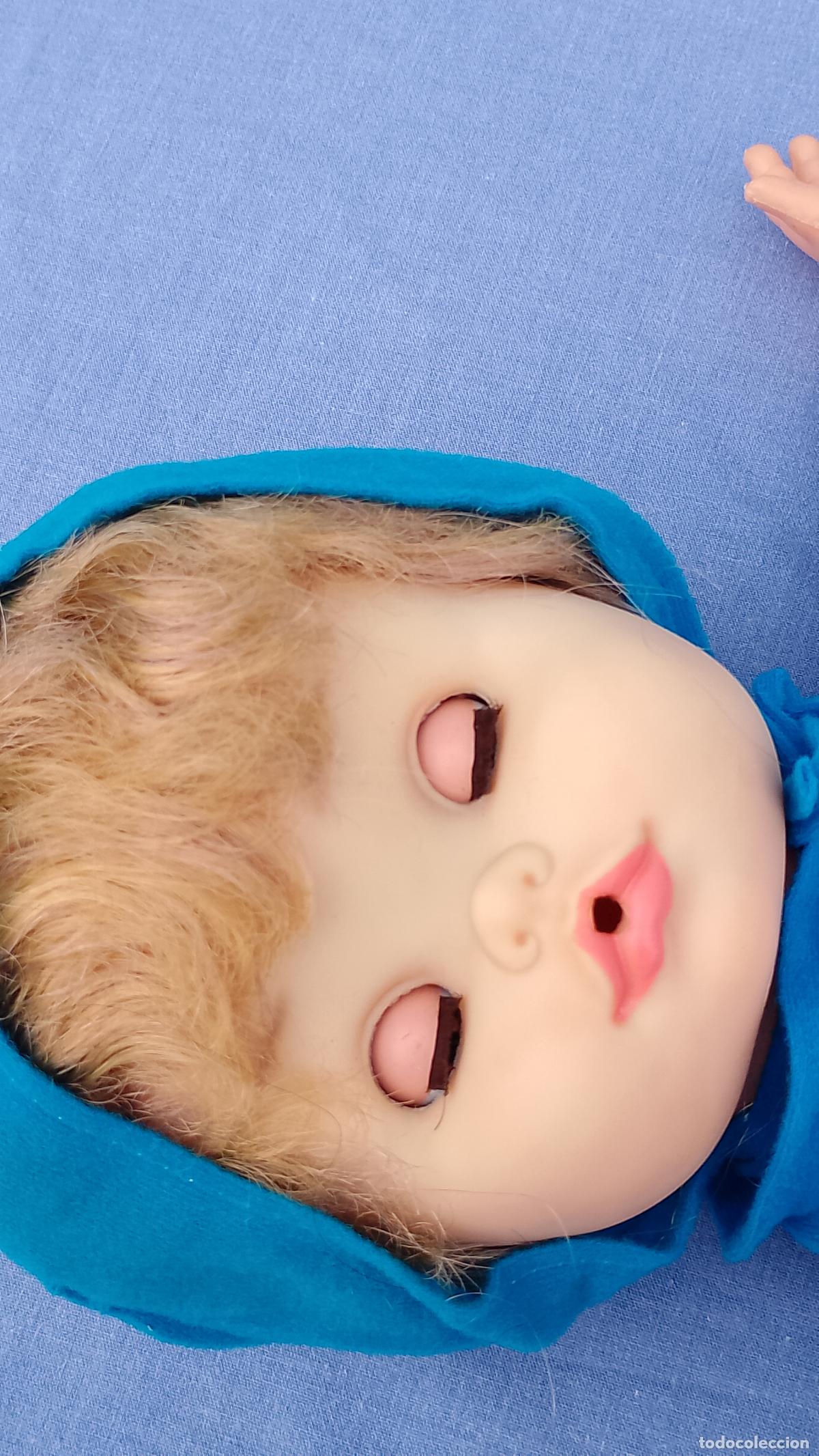 Mu&ntilde;ecas espa&ntilde;olas modernas: Antiguo mu&ntilde;eco Dormil&oacute;n de Majber de 46 cm - Foto 4